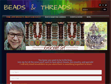 Tablet Screenshot of beadsandthreads.com